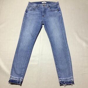 LOFT Women's Light Blue Skinny Crop Jeans